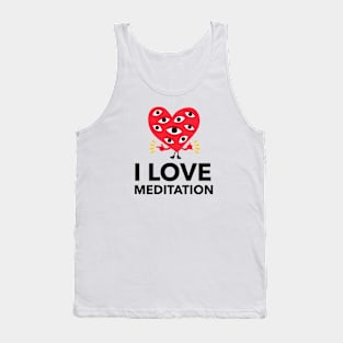 I Love Meditation Tank Top